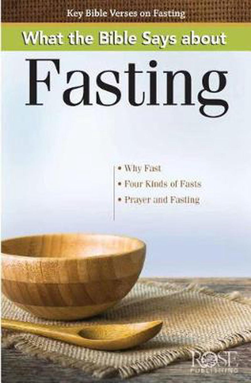 What the Bible Says About Fasting (pack of 5)