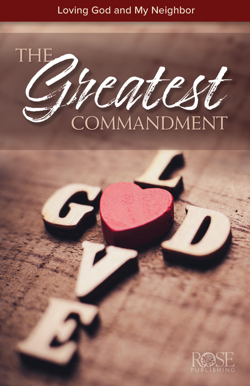 The Greatest Commandment (pack of 5)