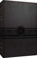 MEV Personal Size Large Print Reference Bible Charcoal Imitation Leather - N/A - Re-vived.com