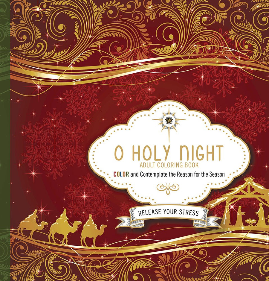 O Holy Night Adult Colouring Book - Re-vived
