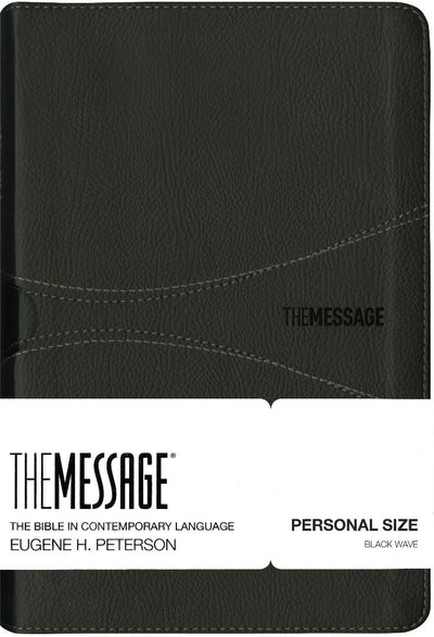 The Message: Personal Size, Leather-look, Black