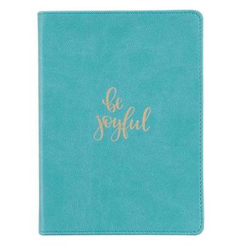 Be Joyful Teal Handy-Sized Journal