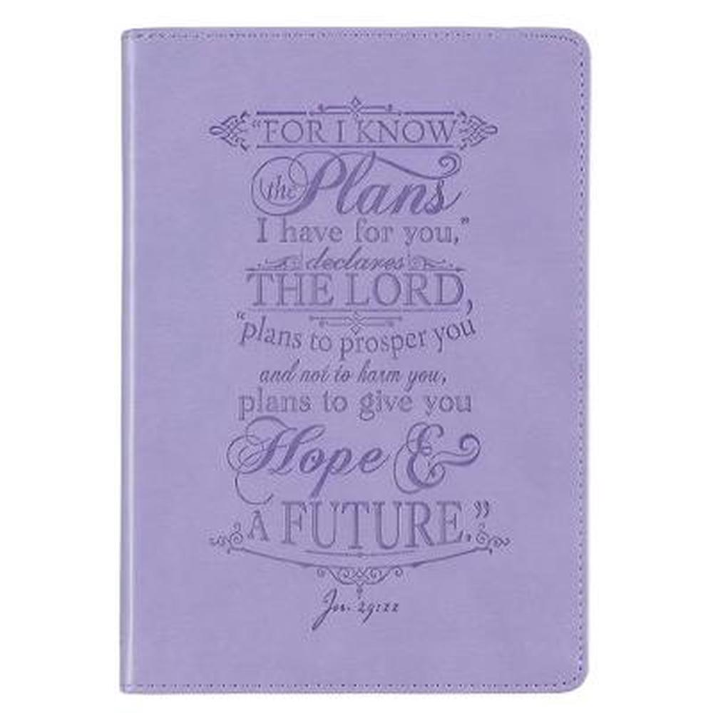 For I Know the Plan Purple Journal