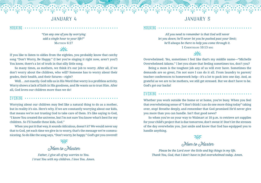 Encouraging Words For Mothers Morning & Evening - Re-vived