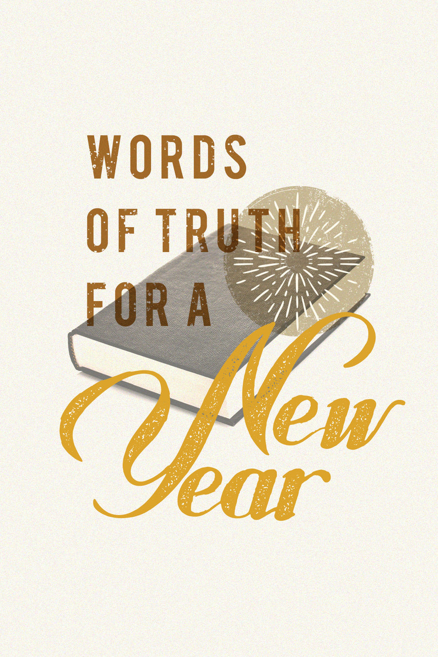 Words of Truth for a New Year (Pack of 25) - Re-vived