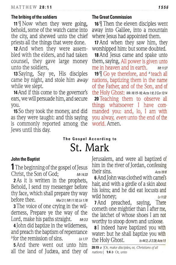 KJV Super Giant Print Reference Bible, Brown, Indexed - Re-vived