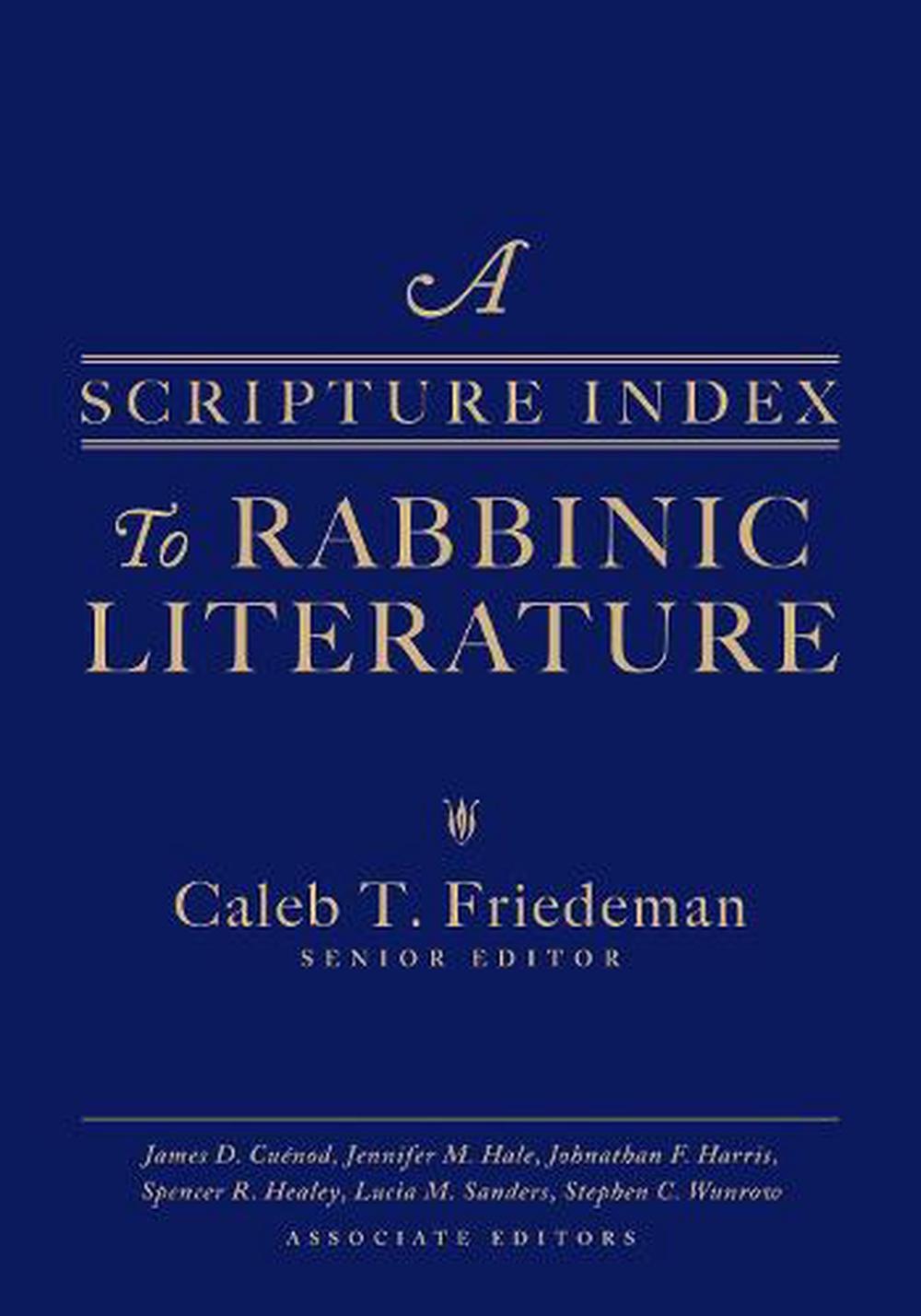 A Scripture Index to Rabbinic Literature - Re-vived