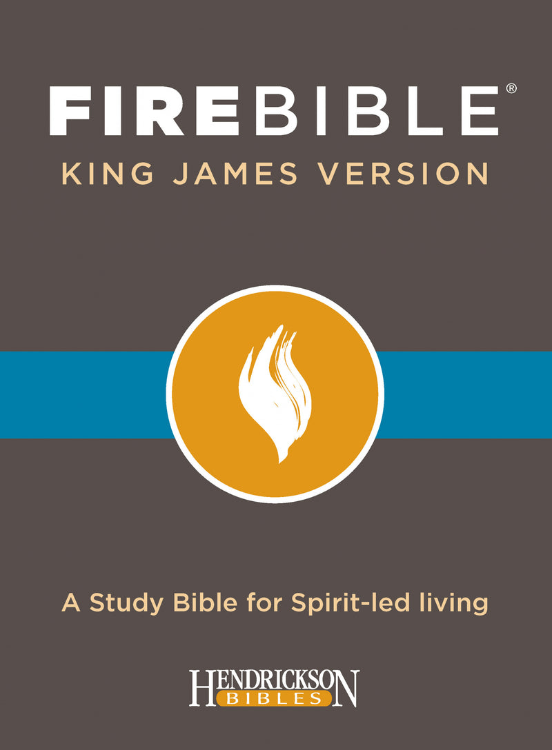 KJV Fire Bible, Black Bonded Leather