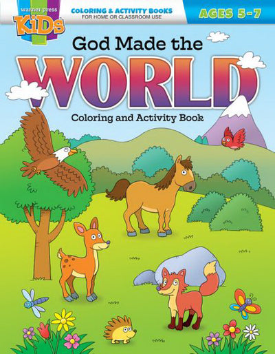 God Made the World Coloring and Activity Book - Re-vived