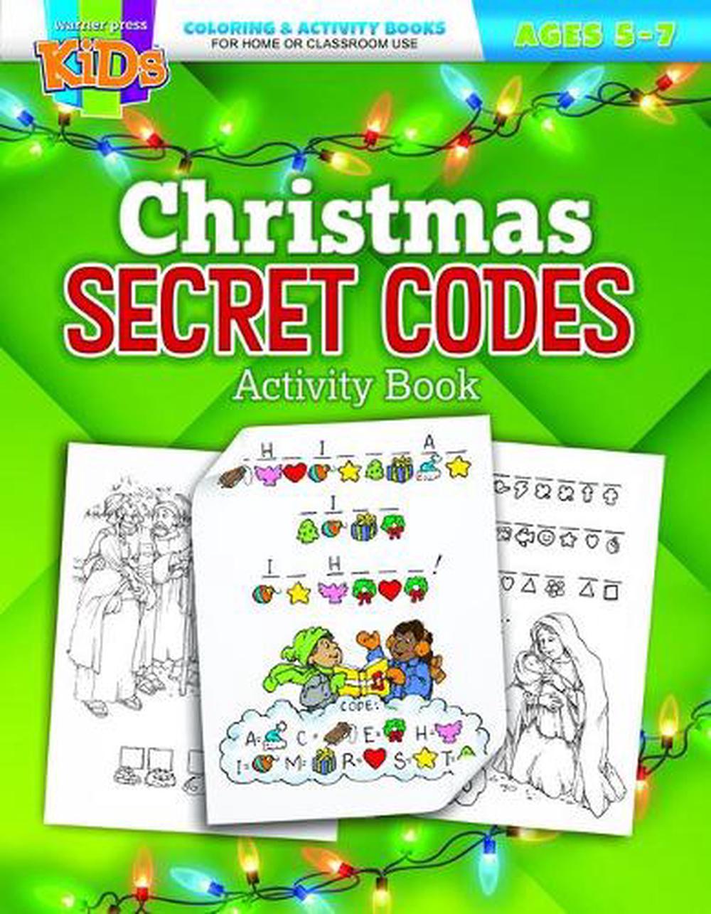 Christmas Secret Codes Coloring Activity Book - Re-vived