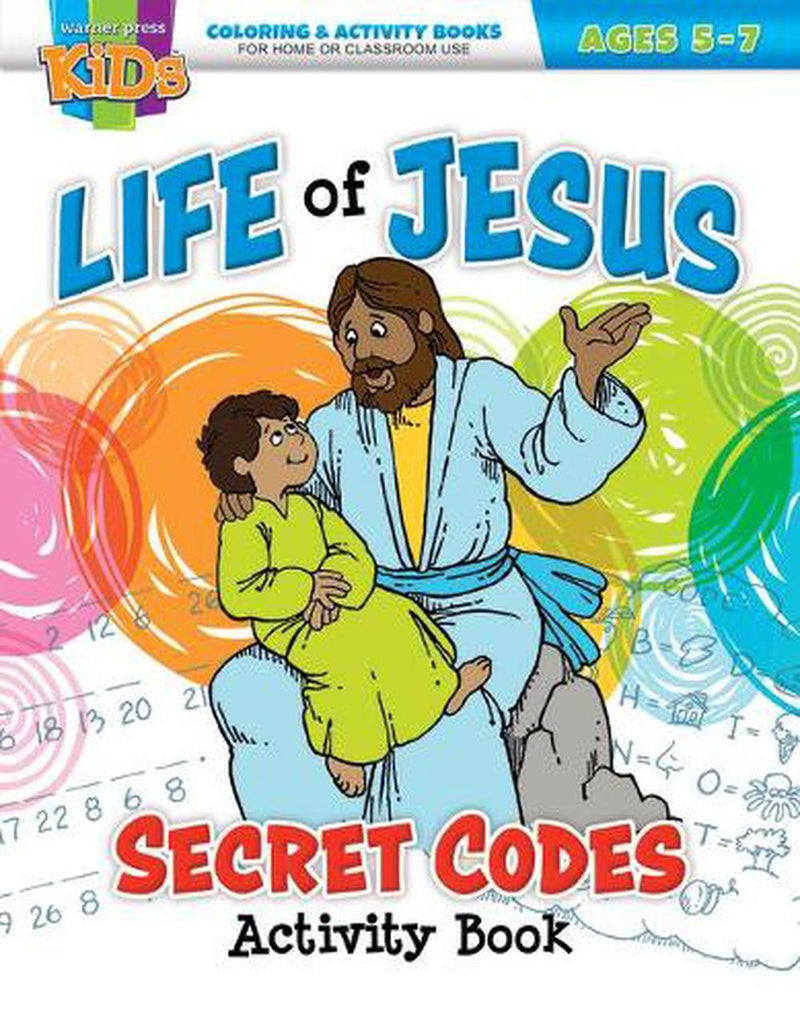 The Life of Jesus Secret Codes Coloring Activity Book