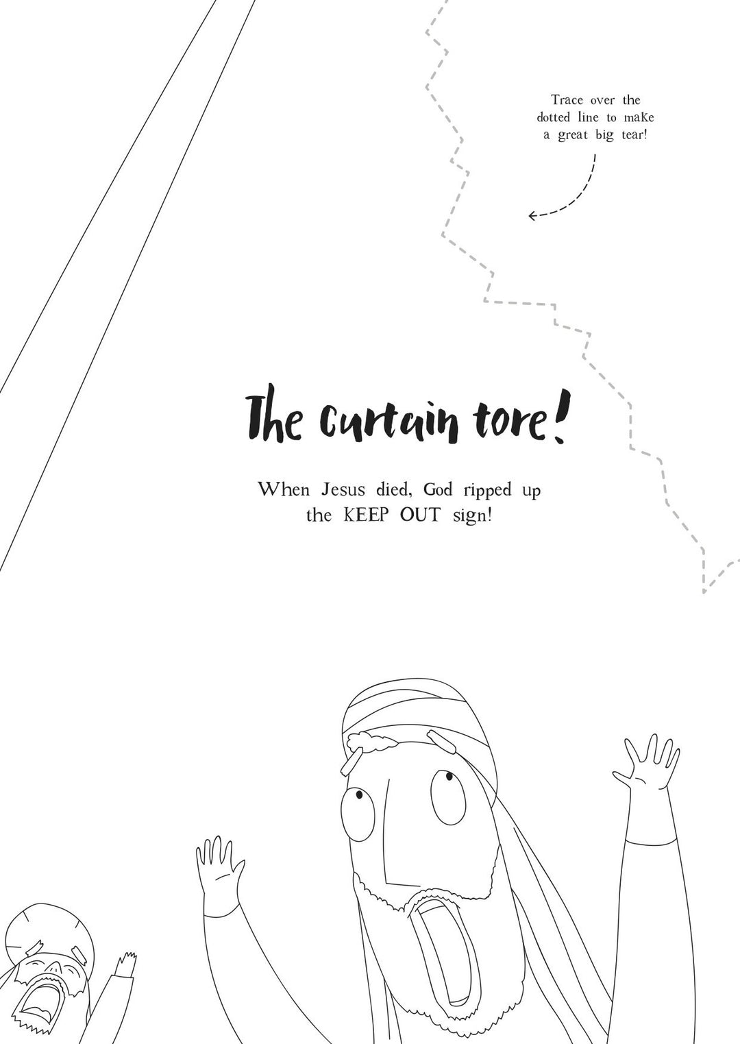 Garden, The Curtain & The Cross, The: Colouring Book