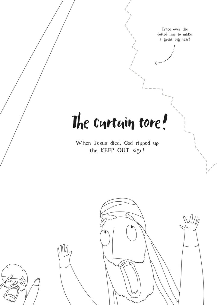 Garden, The Curtain & The Cross, The: Colouring Book