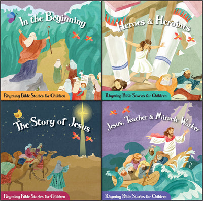 Rhyming Bible Stories for Children (Display Box of 4 titles) - Re-vived