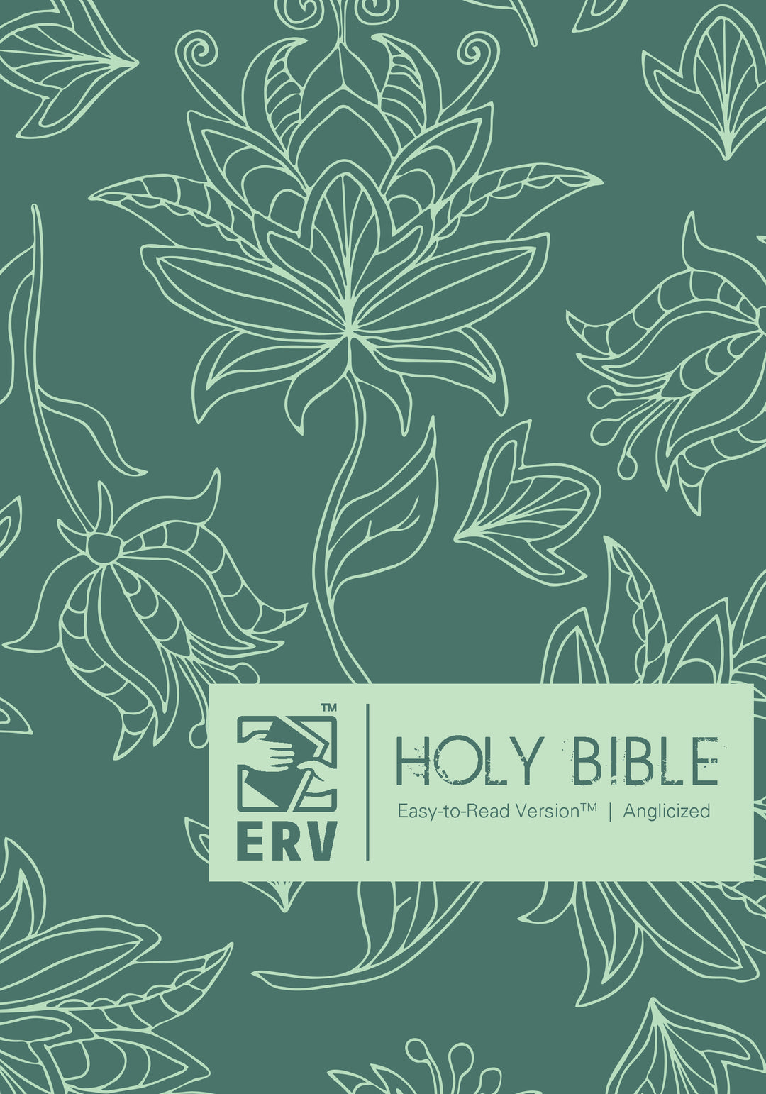 ERV Holy Bible, Floral, Anglicized - Re-vived