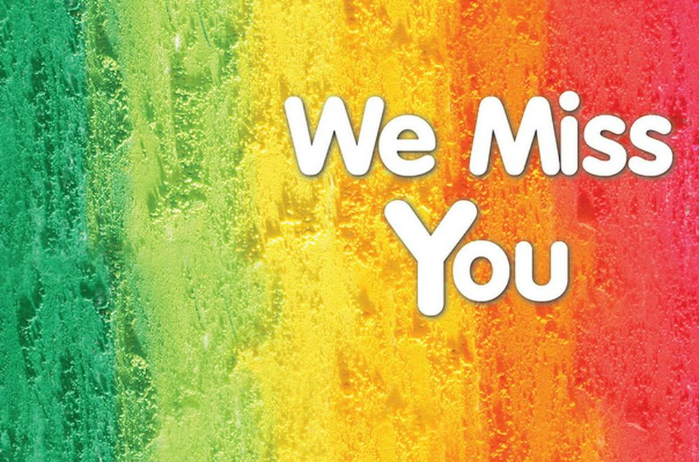 Celebrate Wonder We Miss You! Postcard (Pkg of 25) - Re-vived