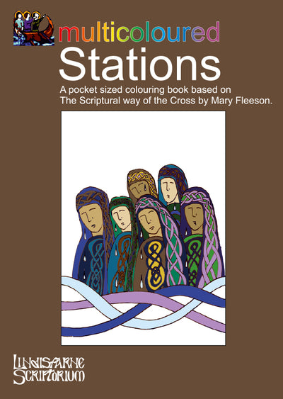 Multicoloured Stations Colouring Book - Re-vived