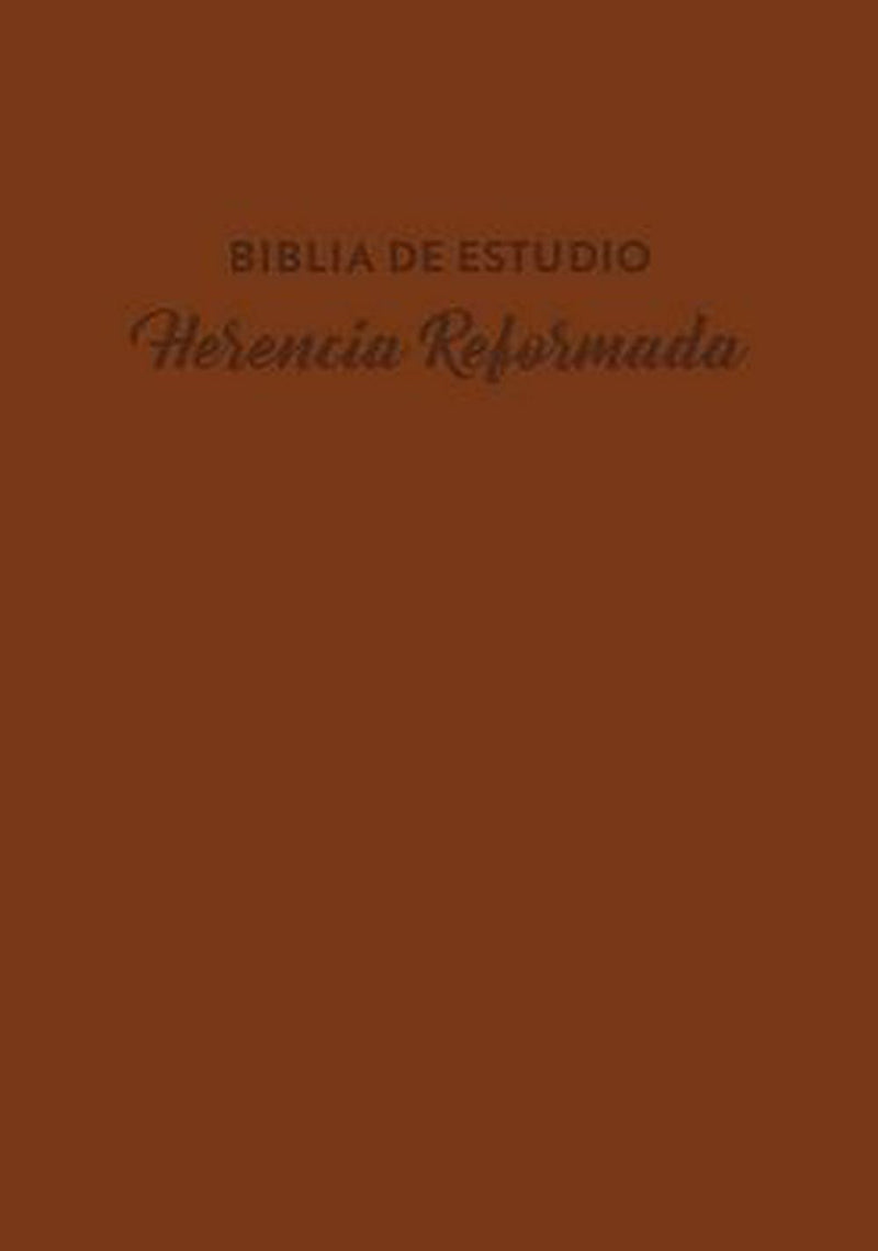 Biblia De Estudio Herencia Reformada, Simil Piel Café