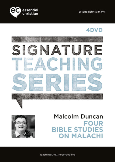 Malachi: Signature Teaching Series 4 Talk DVD - Re-vived