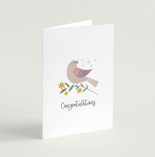 Congratulations (Birds of Joy) - Greeting Card