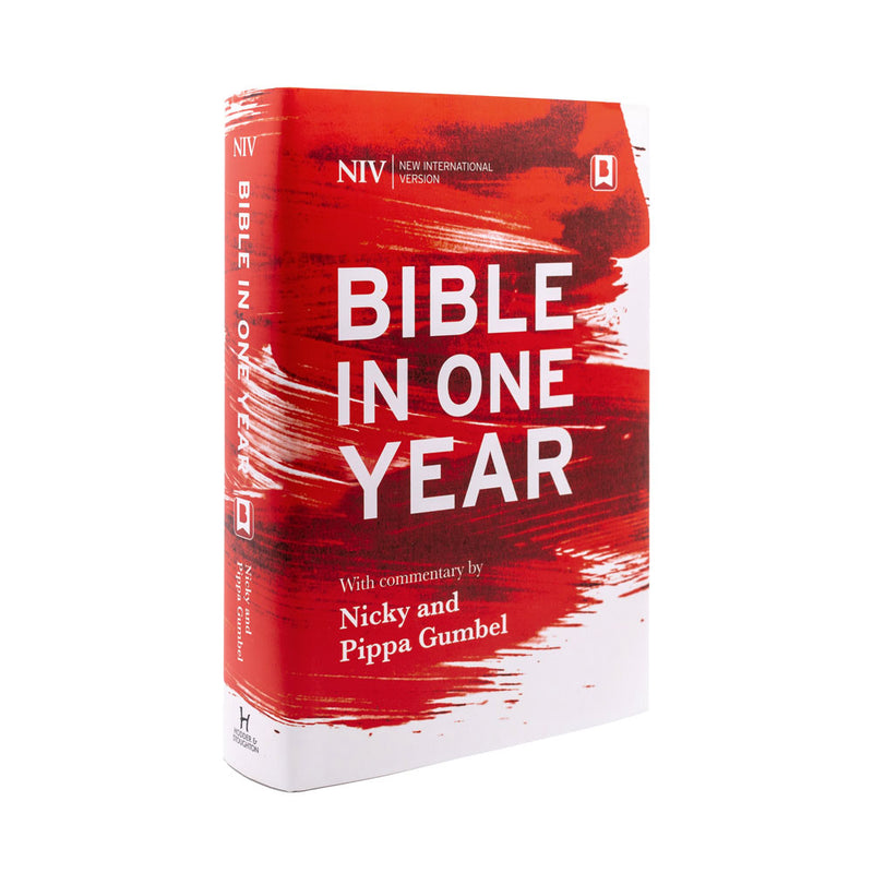 NIV Bible in One Year with Daily Commentary - Re-vived