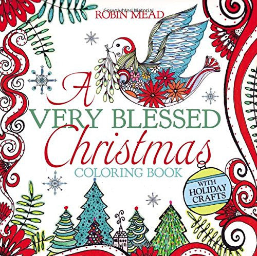 A Very Blessed Christmas Coloring Book - Re-vived