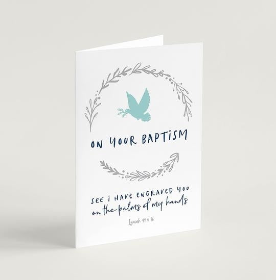 On Your Baptism Greeting Card