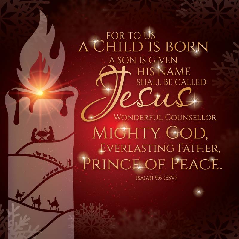 Jesus Luxury Christmas Card (pack of 10) - Re-vived