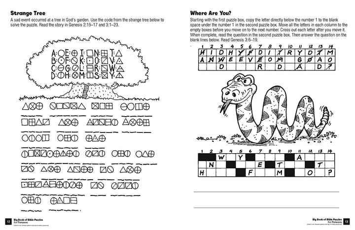 Big Book of Bible Puzzles for Preteens - Re-vived