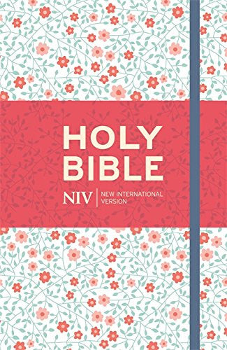 NIV Thinline Floral Cloth Bible - Re-vived