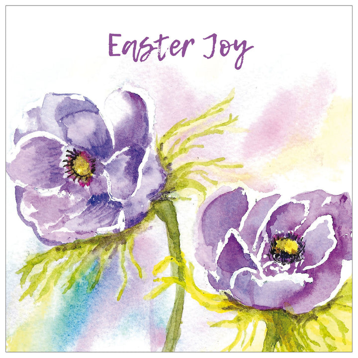 Purple Flowers Easter Cards (pack of 5) - Re-vived