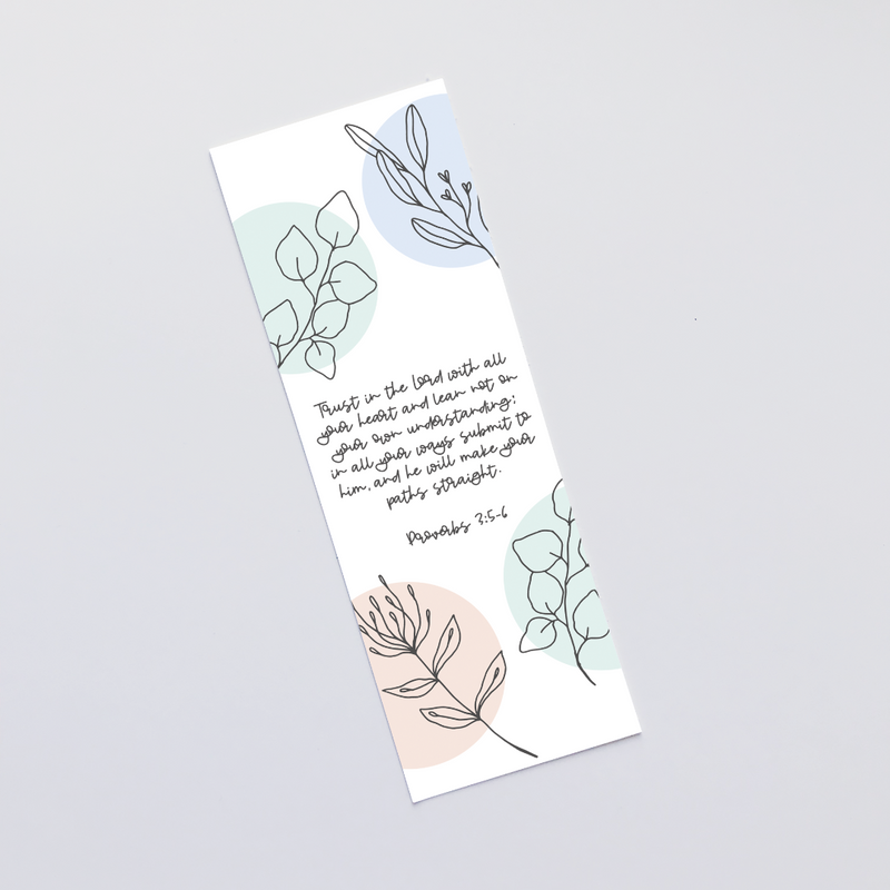 Trust in the Lord (Flora) Bookmark
