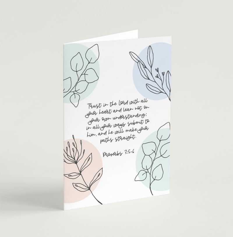 Trust in the Lord (Flora) - Greeting Card