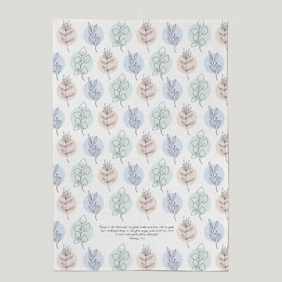 Trust in the Lord Tea Towel - Re-vived