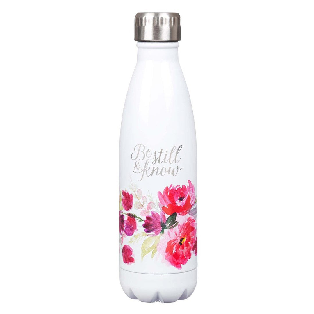 Stainless Steel Water Bottle: Be Still