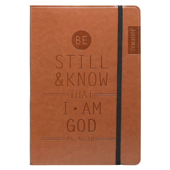 Be Still and Know Flexcover Journal with Elastic Closure - Re-vived