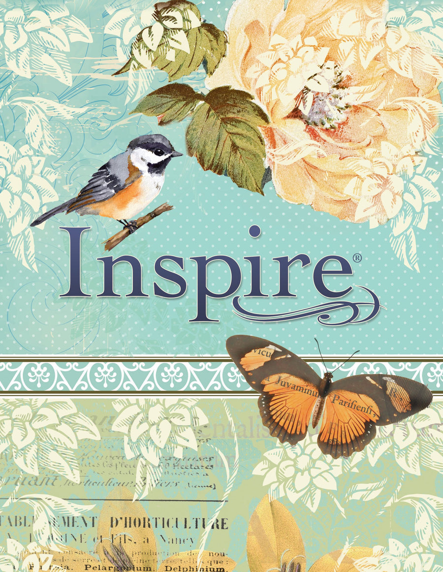 NLT Inspire Bible Aquamarine - Re-vived
