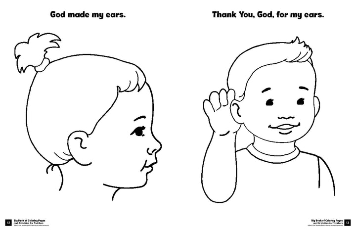 Big Book Of Colouring Pages And Activities For Toddlers - Re-vived