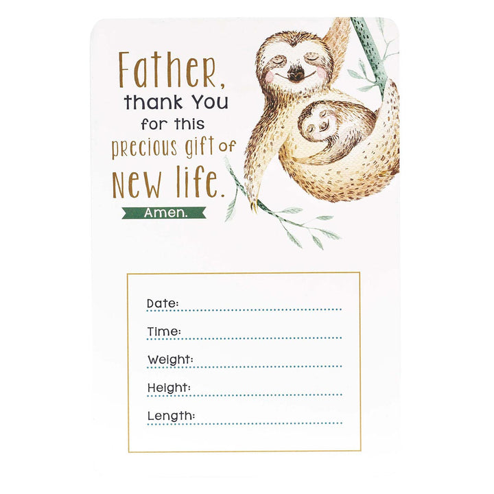 My Baby Boy's Milestones Card Box - Re-vived