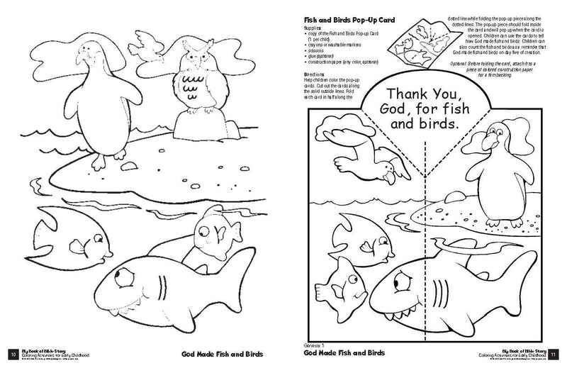 Big Book of Bible Story Colouring Activities for Early Childhood - Re-vived