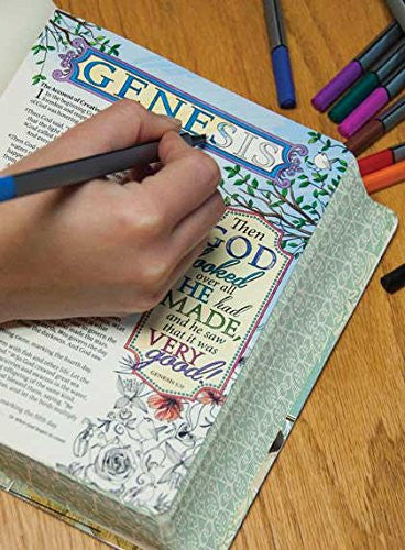 NLT Inspire Colouring Bible - Various - Re-vived.com - 2
