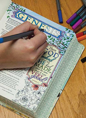 NLT Inspire Colouring Bible - Various - Re-vived.com - 2