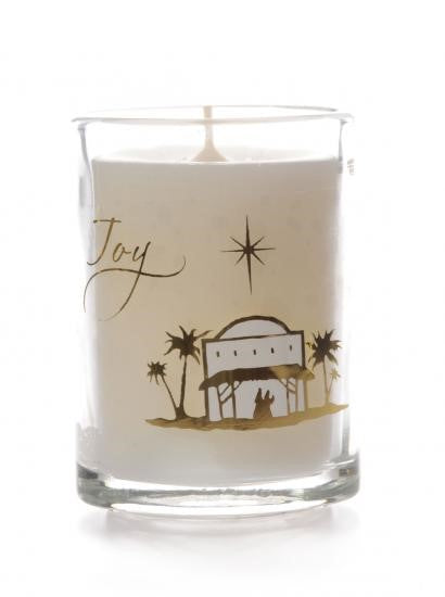 Joy Glass Non Scented Candle (Individual)