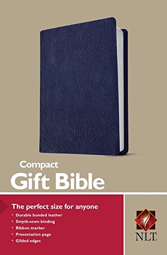 NLT Compact Gift Bible, Navy - Re-vived
