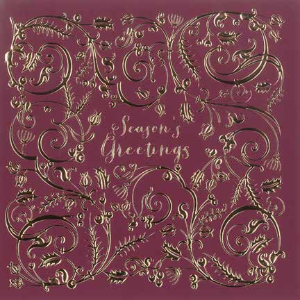 Christmas Cards: Seasons Greetings (Pack of 4) - Re-vived