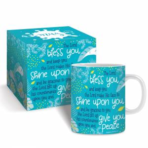 Bless You (teal) Mug & Gift Box