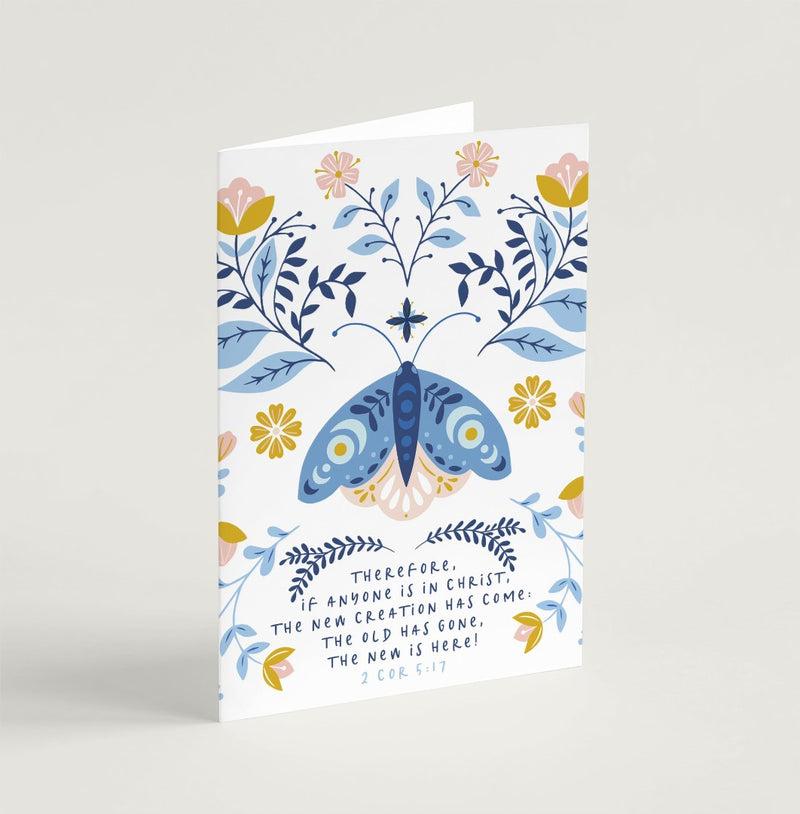 New Creation (Moth) - Greeting Card