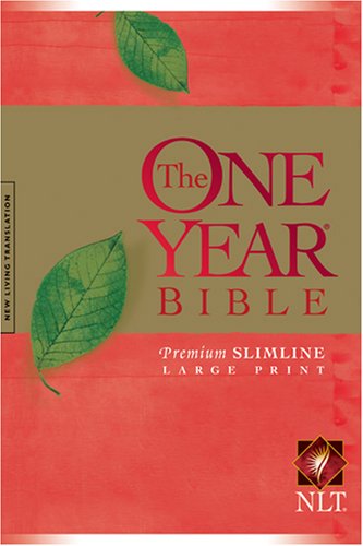 The NLT One Year Bible Slimline Large Print PB - Re-vived