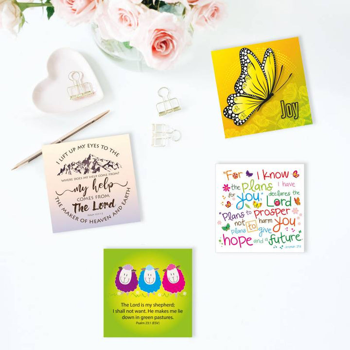 Pack of 12 Christian Notelets - Re-vived