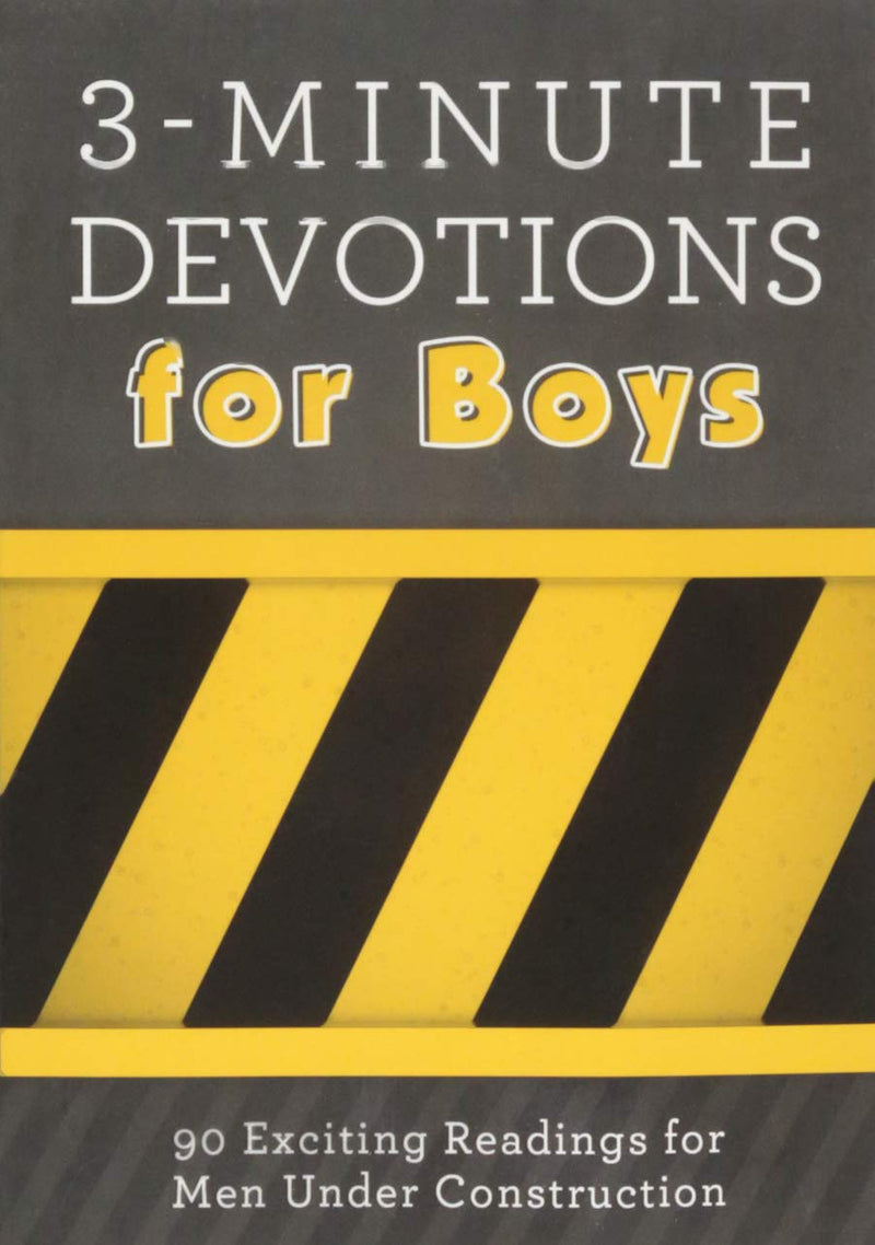 3-Minute Devotions For Boys - Re-vived